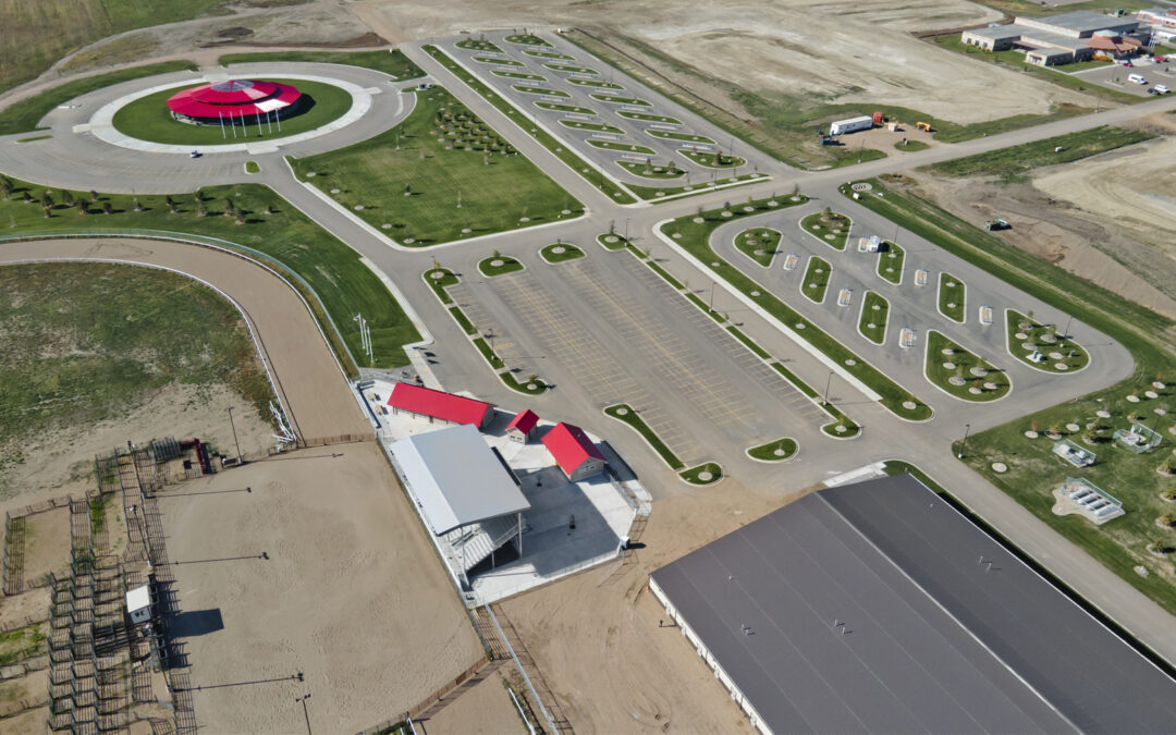 Twin Buttes Fairgrounds, Grandstand and Concessions